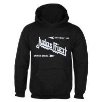 mikina s kapucí pánské Judas Priest - British Steel Logo - ROCK OFF - JPHOOD28MB