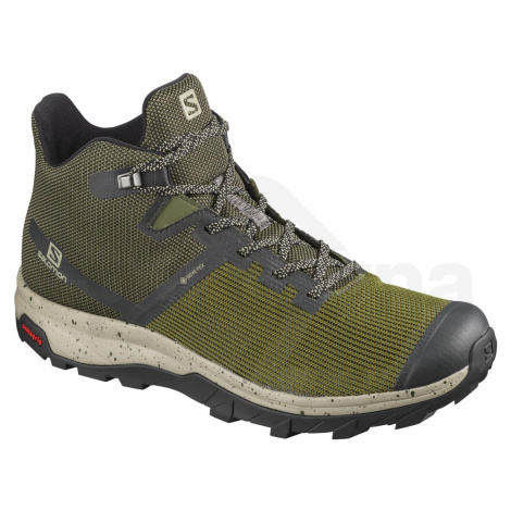 Obuv Salomon OUTline Prism MID GTX M - zelená/černá