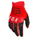 Motokrosové a cyklo rukavice FOX Dirtpaw Fluo Red MX22 fluo červená