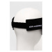 Bavlněný baldachýn Karl Lagerfeld černá barva, s aplikací