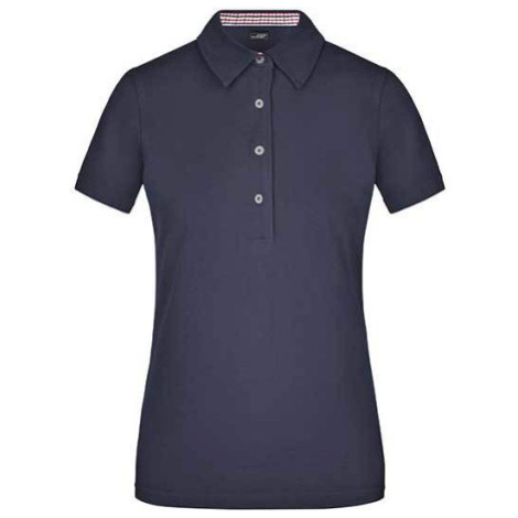 James&amp;Nicholson Dámská polokošile JN969 Navy James & Nicholson