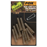 Fox Převleky Edges Camo Silk Lead Clip Tail Rubbers 10 ks