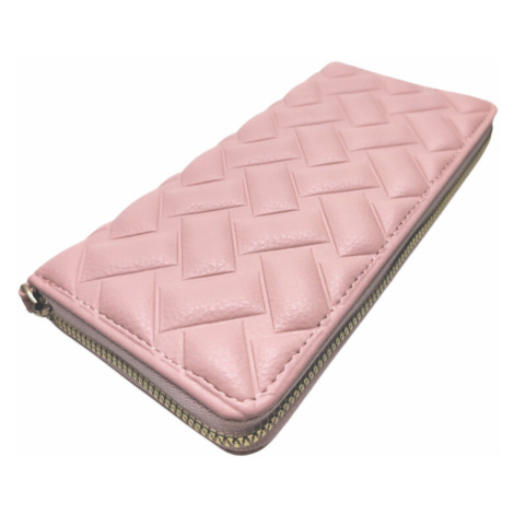 Světle růžová dámská peněženka s texturou New Berry