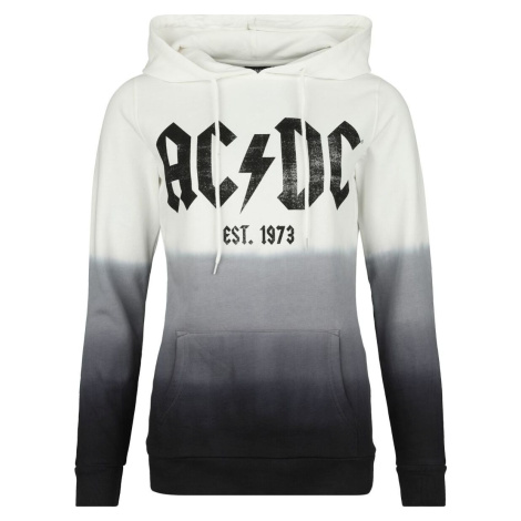 AC/DC Logo Dámská mikina s kapucí bílá/cerná
