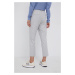 Kalhoty Drykorn dámské, šedá barva, jednoduché, medium waist