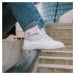 Barefoot tenisky Barebarics Zing - High Top - All White - Leather