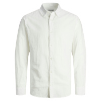 Jack&Jones Pánská košile JJELINEN Slim Fit 12248579 White