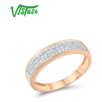 Elegantní prsten s diamantovou vložkou Listese
