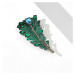 Éternelle Luxusní brož Swarovski Elements Alanza B8098-LXT0735G Zelená