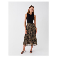 LC Waikiki Patterned Women's Skirt with Elastic Waist