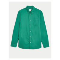 Zelená pánská košile Marks & Spencer