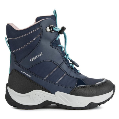 GEOX dívčí zimní boty J26FVA - CF44AJ