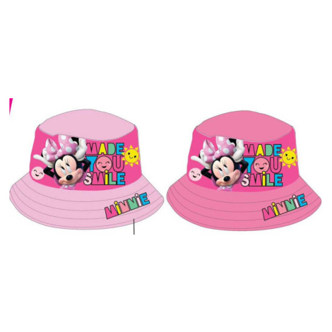Minnie Mouse - licence Dívčí klobouček - Minnie Mouse 373, světle růžová Barva: Růžová světlejší