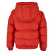 Dívčí zimní bunda Urban Classics Puffer - červená