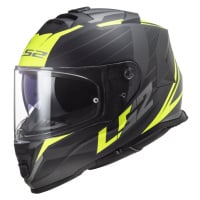 Moto helma LS2 FF800 Storm Nerve Matt Black H-V Yellow