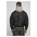 Brandit Hooded MA1 Bomber Jacket blk/gry