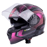 W-TEC V126 Moto přilba fuchsia