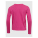 Tmavě růžové holčičí tričko s potiskem GAP & Smiley®