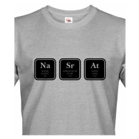 Pánské tričko s vtipným potiskem NaSrAt - triko jen pro odvážné