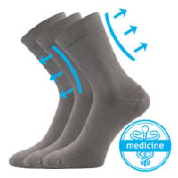 Lonka Drmedik Unisex ponožky s volným lemem - 3 páry BM000003618800101388 šedá