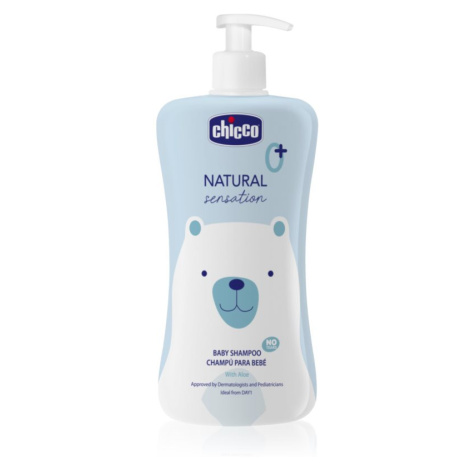 Chicco Natural Sensation Baby jemný šampon pro děti od narození 0+ 500 ml