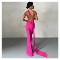 Asymetrické maxi šaty s nabíráním