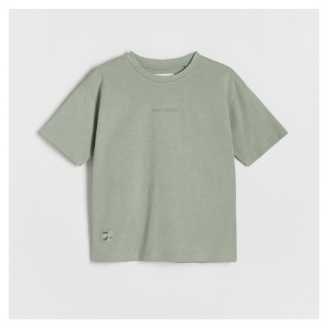 Reserved - Tričko s vyšíváním - Zelená