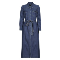 Levis QUINNEY DENIM DRESS Modrá