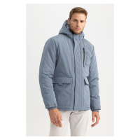 DEFACTO Water Repellent Regular Fit Hooded Coat