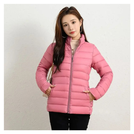 Dámská zimní bunda – zateplený krátký kabát slim