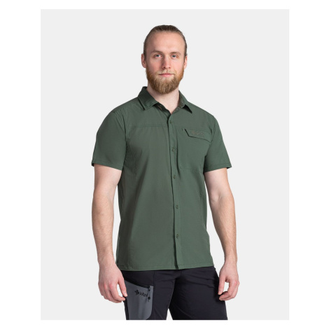 Pánská technická košile Kilpi BOMBAY-M tmavě zelená
