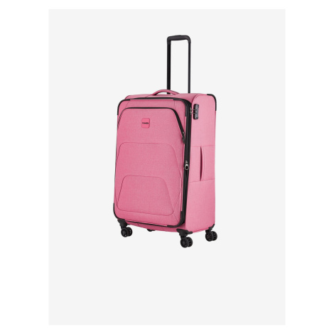 Růžový cestovní kufr Travelite Adria L