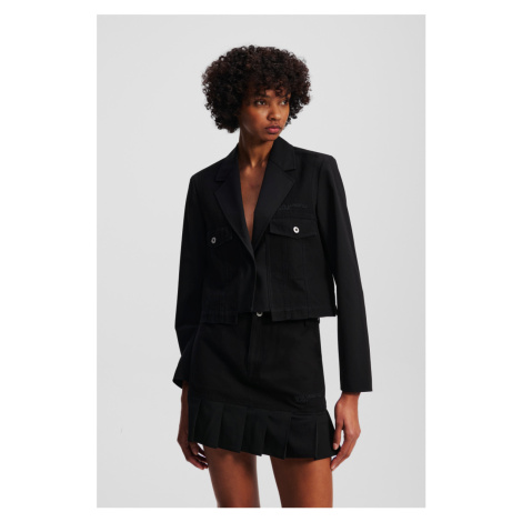 Blejzr karl lagerfeld jeans klj utility blazer black