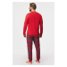 Bavlněné pyžamo Narwik dlouhé Italian Fashion
