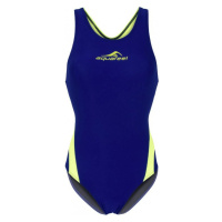 Dámské plavky aquafeel racerback blue/fluo yellow