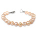 JwL Luxury Pearls Náramek z pravých lososových perel JL0142