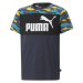 Puma ESSENTIALS+CAMO TEE Chlapecké triko, tmavě modrá, velikost