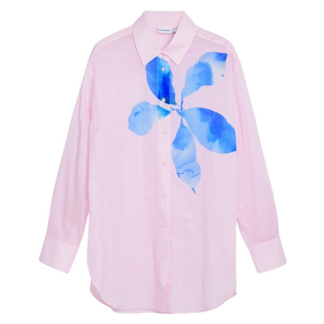 Desigual SHIRT_WATER FLOWER_LACROIX 25SWCW22 Růžová