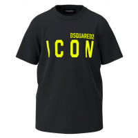 Tričko dsquared relax icon t-shirt černá