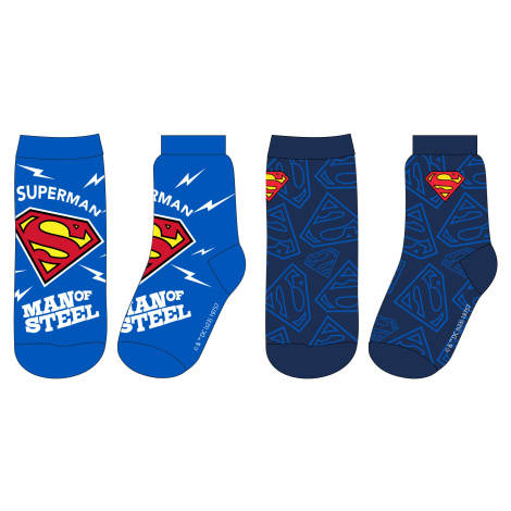 superman-licence Chlapecké ponožky - Superman 5234314, modrá Barva: Modrá