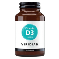 Viridian Nutrition Viridian Vitamin D3 2000IU 60 kapslí