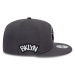 New Era Brooklyn Nets NBA Seasonal Infill Grey 9FIFTY Snapback Cap