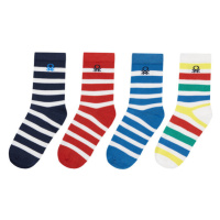 Sada 4 párů dětských vysokých ponožek United Colors Of Benetton