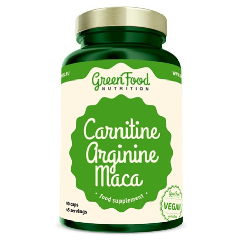 GreenFood Carnitin Arginin Maca 90 kapslí GreenFood Nutrition