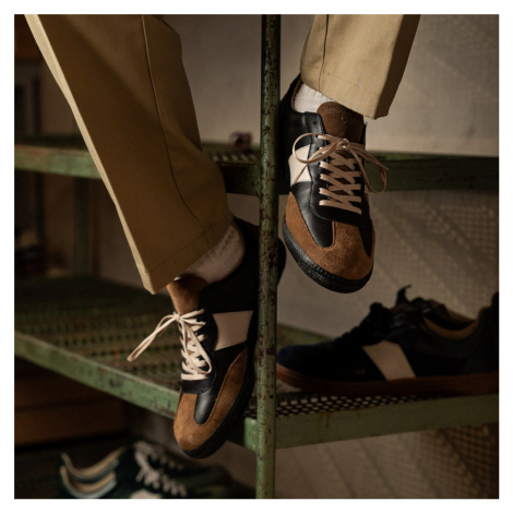 Botas × Footshop Brown - Dámské kožené tenisky / botasky hnědé česká výroba ze Zlína Vasky
