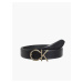 Černý dámský kožený pásek Calvin Klein Jeans - Dámské