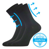 Lonka Drmedik Unisex ponožky s volným lemem - 3 páry BM000003618800101388 černá