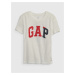 Dětské tričko organic logo GAP - Holky