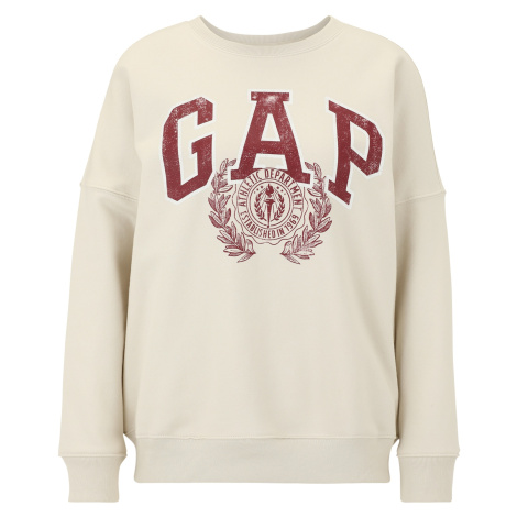 Gap Tall Mikina režná / bordó