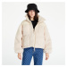 Sixth June Nylon & Borg Puffer Jacket Beig